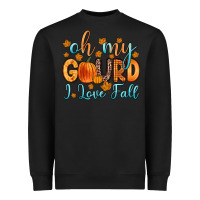 Black oh my gourd i love fall Heavyweight Sweatshirt - Zillion Design Studio