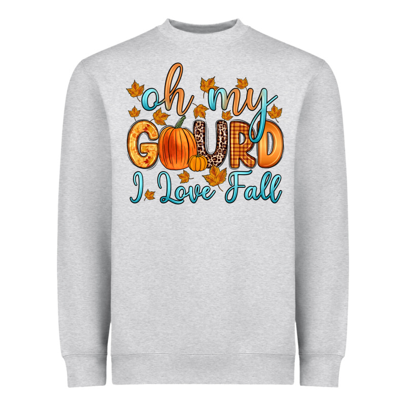 Oh My Gourd I Love Fall Heavyweight Sweatshirt by Zillion Design Studio | Teevron