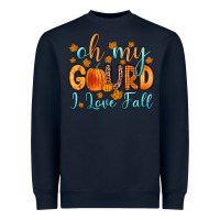 Navy oh my gourd i love fall Heavyweight Sweatshirt - Zillion Design Studio