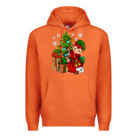 Carrot Santa's Elf Christmas Premium Hoodie - BundleAndBundleShop