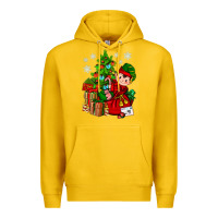 Lemon Santa's Elf Christmas Premium Hoodie - BundleAndBundleShop
