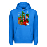 True Royal Santa's Elf Christmas Premium Hoodie - BundleAndBundleShop