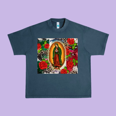 Lady Of Guadalupe Urban Heavy Tee Designed By Cts Tumbler Store