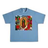 Pebble Blue Lady of Guadalupe Urban Heavy Tee - CTS Tumbler Store