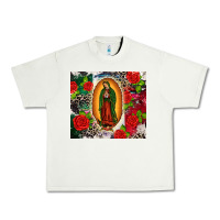 Pistachio Lady of Guadalupe Urban Heavy Tee - CTS Tumbler Store
