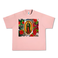 Salmon Lady of Guadalupe Urban Heavy Tee - CTS Tumbler Store