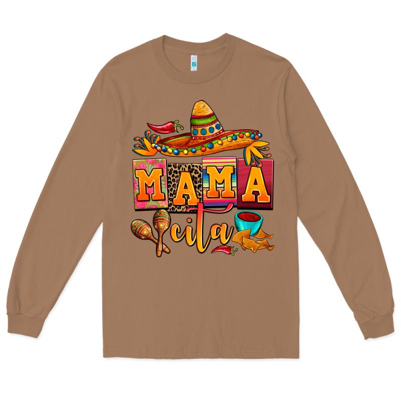 Mama Cita Cinco De Mayo Long Sleeve Tee by AdoDesignShop | Teevron