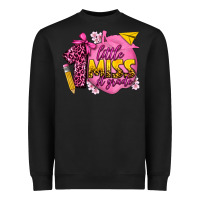 Black little miss 1st grade Heavyweight Sweatshirt - texasbilliewilder