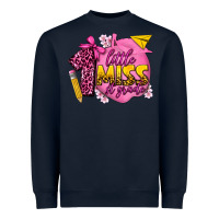 Navy little miss 1st grade Heavyweight Sweatshirt - texasbilliewilder