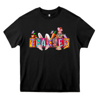 Black teacher easrter day Heavy Core Tee - RacoonDesign