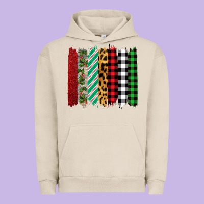 Christmas Brushstrokes Urban Hoodie Designed By Bettercallsaul