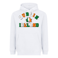 White dublİn ireland Heavyweight Hoodie - MaliasSmallBusiness
