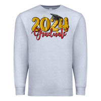 Heather Grey 2024 graduate Premium Sweatshirt - MaliasSmallBusiness