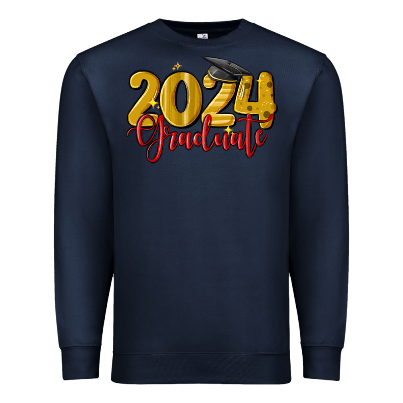 2024 Graduate Premium Sweatshirt by MaliasSmallBusiness | Teevron