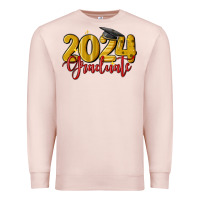 Pale Pink 2024 graduate Premium Sweatshirt - MaliasSmallBusiness