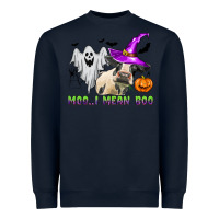 Navy moo i mean boo Heavyweight Sweatshirt - Zillion Design Studio