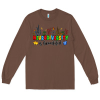 Chestnut neurodiversity is beautiful Long Sleeve Tee - JahusDesignShop