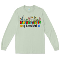 Matcha neurodiversity is beautiful Long Sleeve Tee - JahusDesignShop