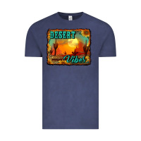 Vintage Denim desert vibes background Vintage Tee - RanaPortraitStore