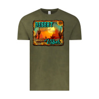 Vintage Olive desert vibes background Vintage Tee - RanaPortraitStore