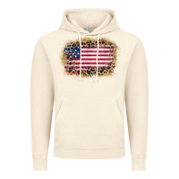 Vintage Artic america leopard glitter flag Vintage Hoodie - Zillion Design Studio