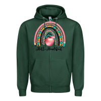 Sports Green hello headstent Zipper Hoodie - JahusDesignShop