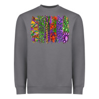Storm mardi gras brush strokes king cake and craw fish Heavyweight Sweatshirt - RanaPortraitStore