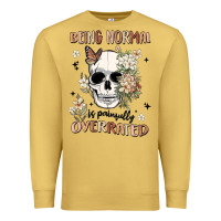 Antique Gold being normal is painfully overrated Premium Sweatshirt - MaliasSmallBusiness