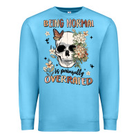 Ocean Blue being normal is painfully overrated Premium Sweatshirt - MaliasSmallBusiness