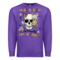 Purple being normal is painfully overrated Premium Sweatshirt - MaliasSmallBusiness