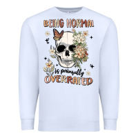 White being normal is painfully overrated Premium Sweatshirt - MaliasSmallBusiness