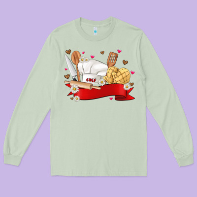 Personalized Chef Tools Kopyası Long Sleeve Tee Designed By Jahusdesignshop