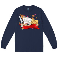 Navy personalized chef tools kopyası Long Sleeve Tee - JahusDesignShop