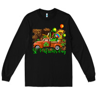 Black st patricks day loads of truck Long Sleeve Tee - AdoDesignShop