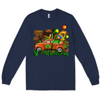 Navy st patricks day loads of truck Long Sleeve Tee - AdoDesignShop