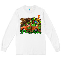 White st patricks day loads of truck Long Sleeve Tee - AdoDesignShop