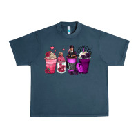 Midnight Navy wednesday and enid coffee cups Urban Heavy Tee - Zillion Design Studio