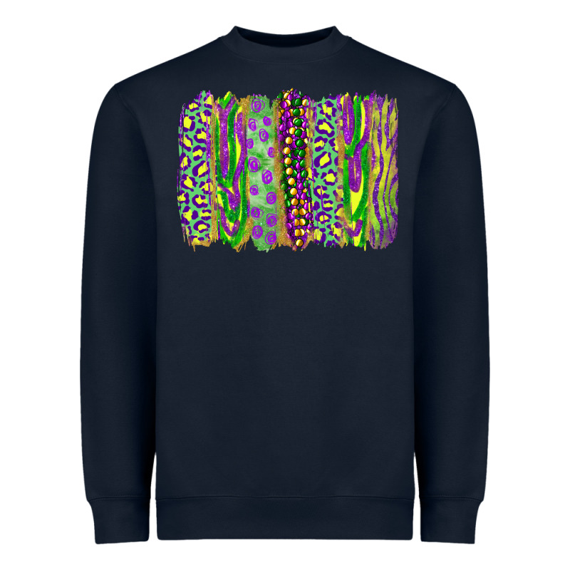 Mardi Gras Brush Stroke Heavyweight Sweatshirt by RanaPortraitStore | Teevron