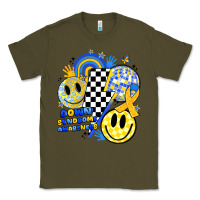 Army Green retro down syndrome awareness Classic Tee - JahusDesignShop