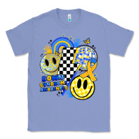 Colony Blue retro down syndrome awareness Classic Tee - JahusDesignShop