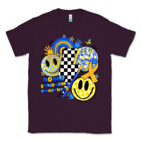 Plum retro down syndrome awareness Classic Tee - JahusDesignShop