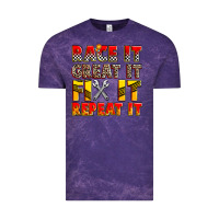 Cloud Purple race it great it fix it repeat it Vintage Tee - Zillion Design Studio