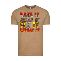 Vintage Coffee race it great it fix it repeat it Vintage Tee - Zillion Design Studio
