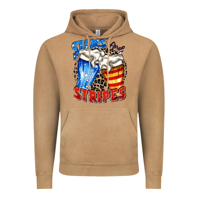 Stars And Stripes Beer Vintage Hoodie by Zillion Design Studio | Teevron