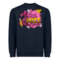 Navy little miss 2nd grade Heavyweight Sweatshirt - texasbilliewilder