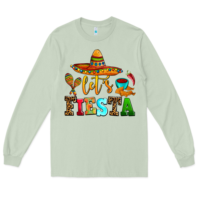 Let's Fiesta Long Sleeve Tee by AdoDesignShop | Teevron