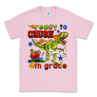 Bubblegum Pink ready to crush 4th grade Classic Tee - BundleAndBundleShop