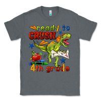 Charcoal Heather ready to crush 4th grade Classic Tee - BundleAndBundleShop