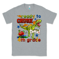 Heather Grey ready to crush 4th grade Classic Tee - BundleAndBundleShop