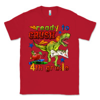 Red ready to crush 4th grade Classic Tee - BundleAndBundleShop